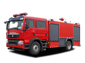 【汉成牌】重汽豪沃8吨水罐消防车